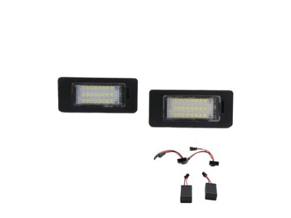 Πλαφονιέρα πίσω πινακίδας για Audi A1, A4 B8, A6,A7, Q5 / Skoda Fabia / Superb / Yeti / VW Passat 2008+ - 2 τμχ.