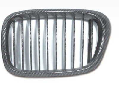 Μάσκα για BMW E39 (1995-2003) - carbon κυρτή - 2τμχ.