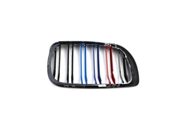 Μάσκα για BMW E46 sedan / combi (2001+) - διπλή 3 colors - 2τμχ.