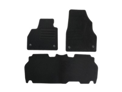 Πατάκια μοκέτα για Renault Kangoo II 2008-2020 - Texer Basic - 3τμχ.