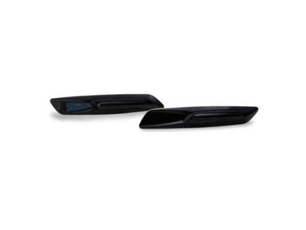 Led φλας φτερού για BMW E82,E60,E90,E91,X1 E84, X3 E83 - φιμέ με τρεχούμενο φλας - σετ 2τμχ.