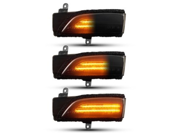 Τρεχούμενα led φλας για καθρέφτες για Subaru Forester (2013-2018), Impreza (2012-2018), Legacy (2012-2019), Outback (2010-2019), WRX (2015-2019) - φιμέ με τρεχούμενο φλας - σετ 2τμχ.