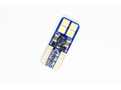 Led λάμπα T10 με 8 smd 3030 12-30V canbus - 1 τμχ.