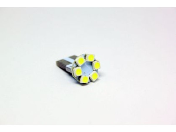 Led λάμπα τύπου Τ10 με 6 led μπροστά - CANBUS - 1τμχ.