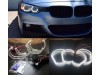 Δαχτυλίδια angel eyes για BMW E90 - U-Design Crystal λευκά