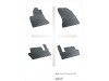 Λαστιχένια πατάκια Frogum για CITROEN C4 Piccaso I (2007-2013) - 4τμχ.