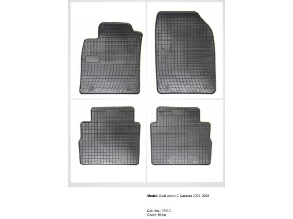 Λαστιχένια πατάκια Frogum για Opel Signum / Vectra C (2003-2008) combi - 4τμχ.