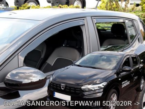 Ανεμοθραύστες Heko για Dacia Sandero / Stepway (2020+) 5 πορτο - 4 τμχ. εμπρός και πίσω