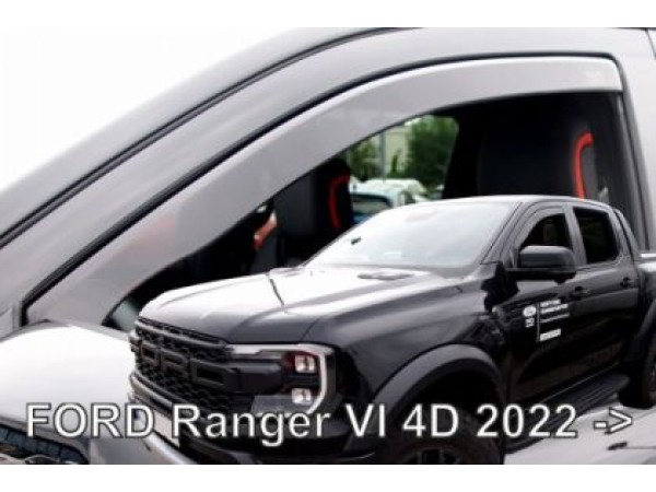 Ανεμοθραύστες Heko για Ford Ranger (2022+) - 2τμχ. εμπρός και πίσω