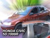Ανεμοθραύστες Heko για Honda Accord (1988-1991) sedan - 4 τμχ. εμπρός και πίσω