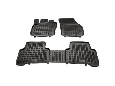 Λαστιχένια πατάκια Rezaw-Plast για Volkswagen Touran III (2015+) - τύπου σκαφάκι - 3τμχ.