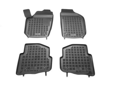 Λαστιχένια πατάκια Rezaw-Plast για Skoda Fabia (1999+) / Polo (2002+) / Ibiza/Cordoba (2002+) τύπου σκαφάκια - 4τμχ.