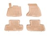 Λαστιχένια πατάκια Rezaw-Plast για AUDI Q5 I 8R (2008-2017) - τύπου σκαφάκι - μπεζ - 4τμχ.