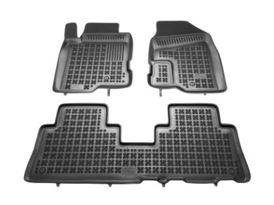 Λαστιχένια πατάκια Rezaw-Plast για OPEL Antara (2006-2016) / CHEVROLET Captiva I (2006-2018) - τύπου σκαφάκι - 3τμχ.
