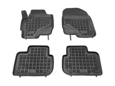 Λαστιχένια πατάκια Rezaw-Plast για Mitsubishi Colt 5 πορτο (2004-2012) / - τύπου σκαφάκι - 4τμχ.