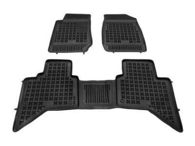 Λαστιχένια πατάκια Rezaw-Plast για Isuzu D-Max (2011-2019) - τύπου σκαφάκι - 3τμχ.