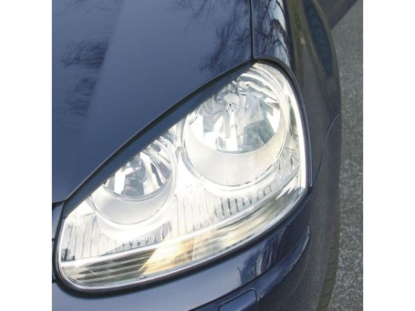 Φρυδάκια φαναριών για Vw Golf 5 - μαύρα