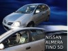 Ανεμοθραύστες Heko για Nissan Tino (2000-2006) 5 πορτο - 4 τμχ. εμπρός και πίσω