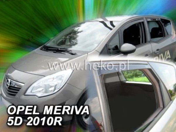 Ανεμοθραύστες Heko για Opel Meriva (2010+) 5 πορτο - 4 τμχ. εμπρός και πίσω