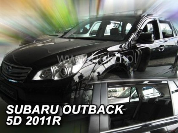 Ανεμοθραύστες Heko για Subaru Outback (2009-2014) - 4 τμχ εμπρός και πίσω