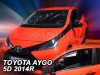 Ανεμοθραύστες Heko για Toyota Aygo (2005-2014) 5 πορτο - 2 τμχ. εμπρός