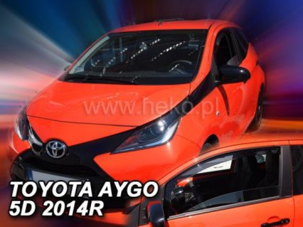Ανεμοθραύστες Heko για Toyota Aygo (2005-2014) 5 πορτο - 2 τμχ. εμπρός