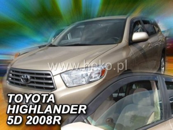 Ανεμοθραύστες Heko για Toyota Highlander (USA) (2007+) - 2 τμχ εμπρός