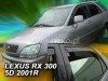 Ανεμοθραύστες Heko για Lexus RX 300/USA (2000-2003) 5 πορτο - 4 τμχ. εμπρός και πίσω