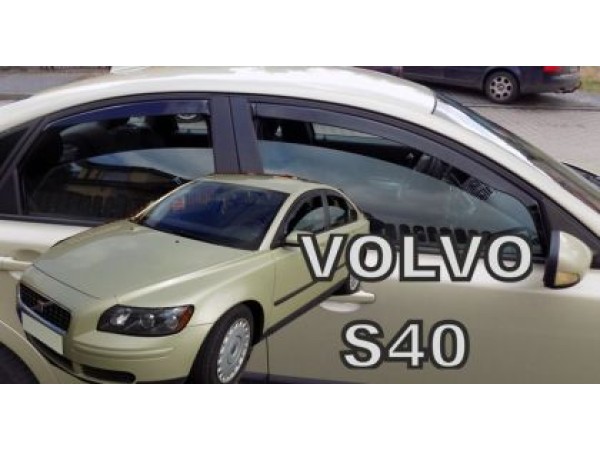 Ανεμοθραύστες Heko για Volvo S40 (2004-2012) sedan - 4 τμχ. εμπρός και πίσω