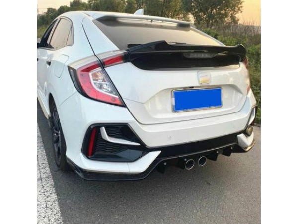 Αεροτομή πορτ μπαγκάζ για Honda Civic (2016-2020) M4 Style - μαύρη γυαλιστερή