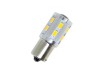 Led λάμπα BA15S με 16 ultra bright led και προτζέκτορα μονού φωτισμού πορτοκαλί - 1τμχ.