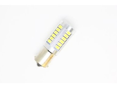 Led λάμπα BA15S με 33 led 5630 και προτζέκτορα - μονού φωτισμού, λευκό χρώμα - 1 τμχ.