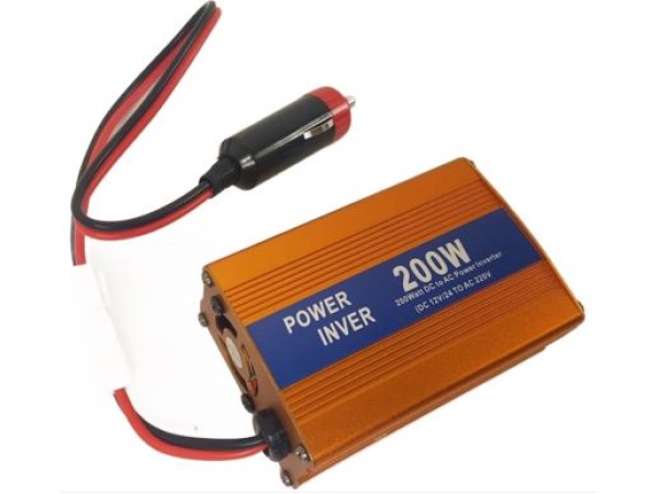 Inverter αυτοκινήτου 12v σε 220v - 200W