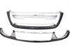 Εμπρόσθιο bull - bar και πίσω roll - bar για Hyundai Santa Fe (2010-2012) - ασημένια