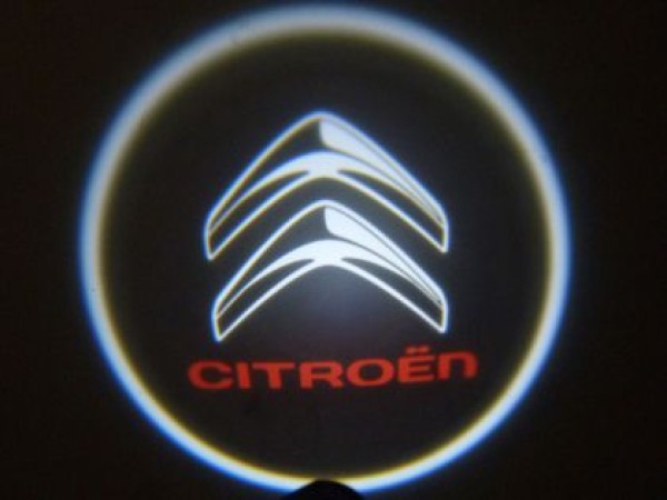 Προτζέκτορες πόρτας με λογότυπο Citroen με 5W led - με τρύπημα