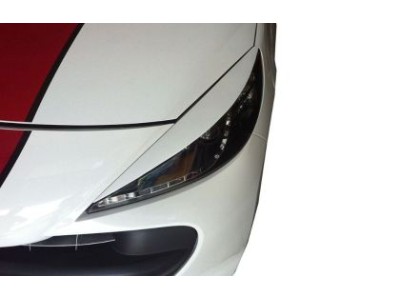 Φρυδάκια φαναριών για Peugeot 207 - μαύρα