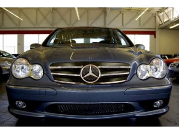 Μάσκα για Mercedes W203 (2000-2007) - CL look μαύρη