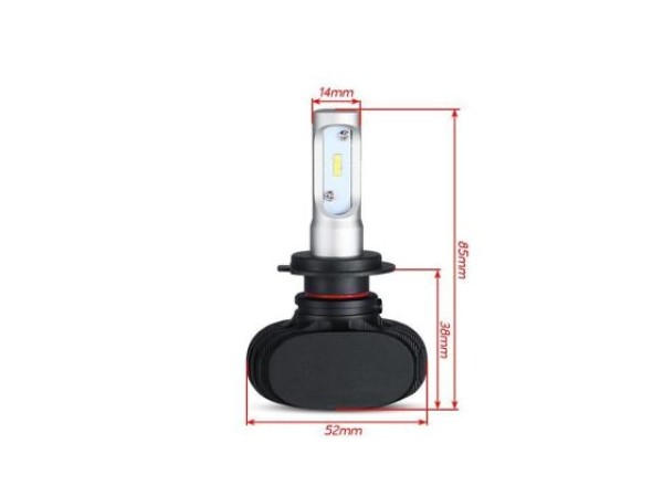 Led λάμπες Η7 για μεσαία ή μεγάλα φώτα 8000 lumen , 36 Watt - 6000K - 2τμχ.
