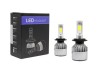 Led λάμπες Η7 για μεσαία ή μεγάλα φώτα S2 7600 lumen , 36 Watt - COB 6000K - 2τμχ.
