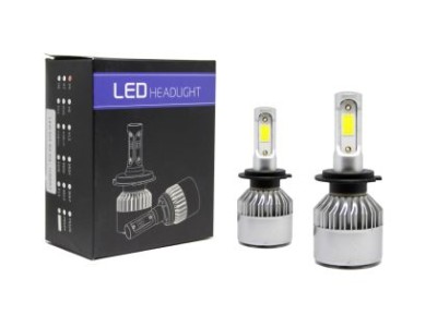 Led λάμπες Η7 για μεσαία ή μεγάλα φώτα S2 7600 lumen , 36 Watt - COB 6000K - 2τμχ.