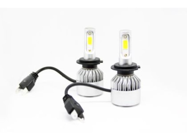 Led λάμπες Η7 για μεσαία ή μεγάλα φώτα S2 7600 lumen , 36 Watt - COB 6000K - 2τμχ.