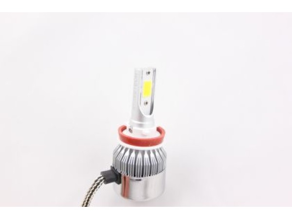 Led λάμπες 9006 για μεσαία ή μεγάλα φώτα 7600 lumen , 36 Watt - COB 6000K - 2τμχ.