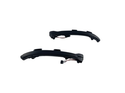 Τρεχούμενα led φλας για καθρέφτες για VW Golf 7 / Sportsvan / Touran (2010+) - φιμέ - σετ 2τμχ.