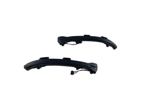 Τρεχούμενα led φλας για καθρέφτες για VW Golf 7 / Sportsvan / Touran (2010+) - φιμέ - σετ 2τμχ.