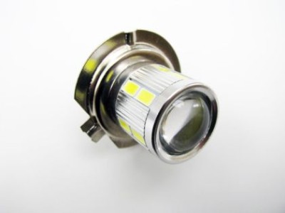 Led λάμπα H7 με 16 led και προτζέκτορα - 1τμχ.
