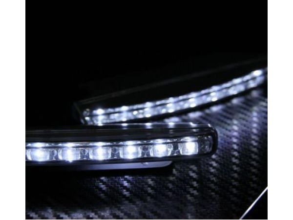 Universal led φώτα με 8 led - 2τμχ.