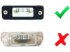 Πλαφονιέρα πίσω πινακίδας για Mercedes W163 / W164 ML (1998-2008) / W251 R-CLASS, 72x26 mm - 2 τμχ.