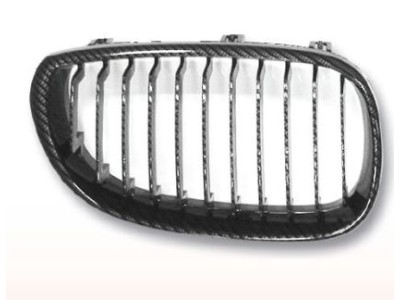 Μάσκα για BMW E60 (2003-2010) - carbon κυρτή - 2τμχ.