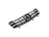 Μάσκα για Mercedes ML W164 (2005-2008) - μαύρη με πλαίσιο χρωμίου