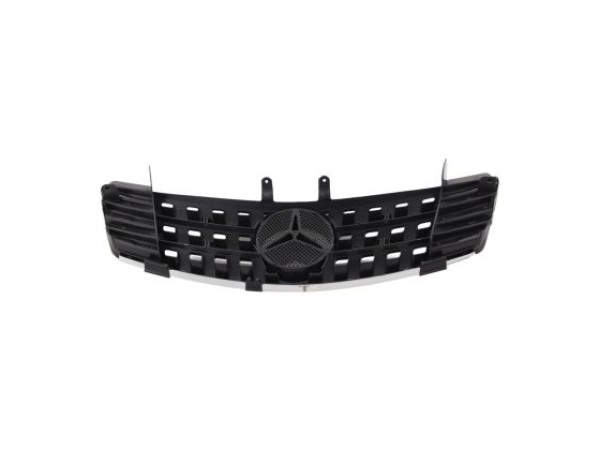 Μάσκα για Mercedes ML W164 (2005-2008) - μαύρη με πλαίσιο χρωμίου